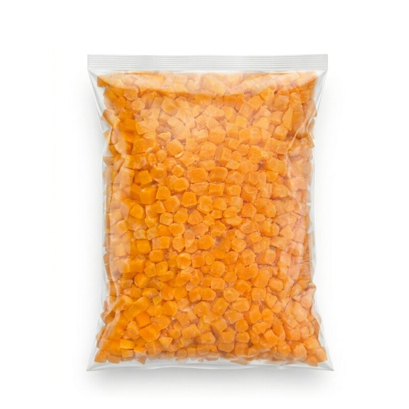 CALABAZA EN CUBOS CONGELADA 10/10 - 1 KG Calabaza En Cubos Congelada 10/10 - 1 Kg