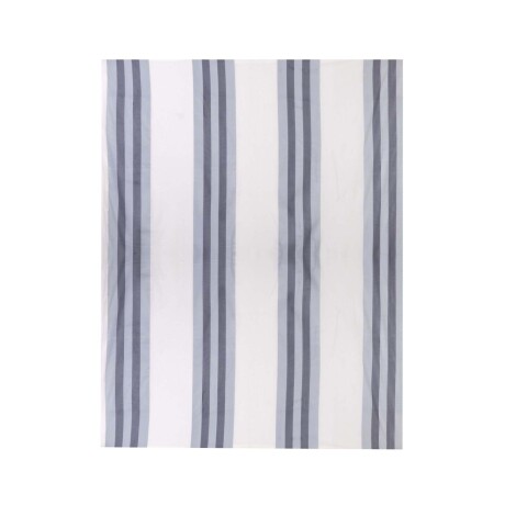 LONA PLAYA ALGODON BLANCO STRIPES VERTICAL BLANCO CELESTE