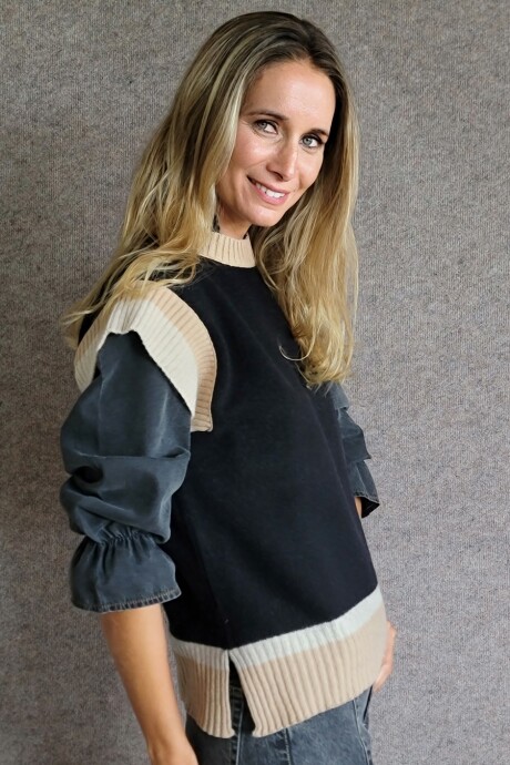 Chaleco Nórdico Lambswool Negro
