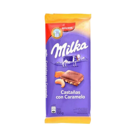 Tableta MILKA 155grs CastaÃÂ±as Con Caramelo