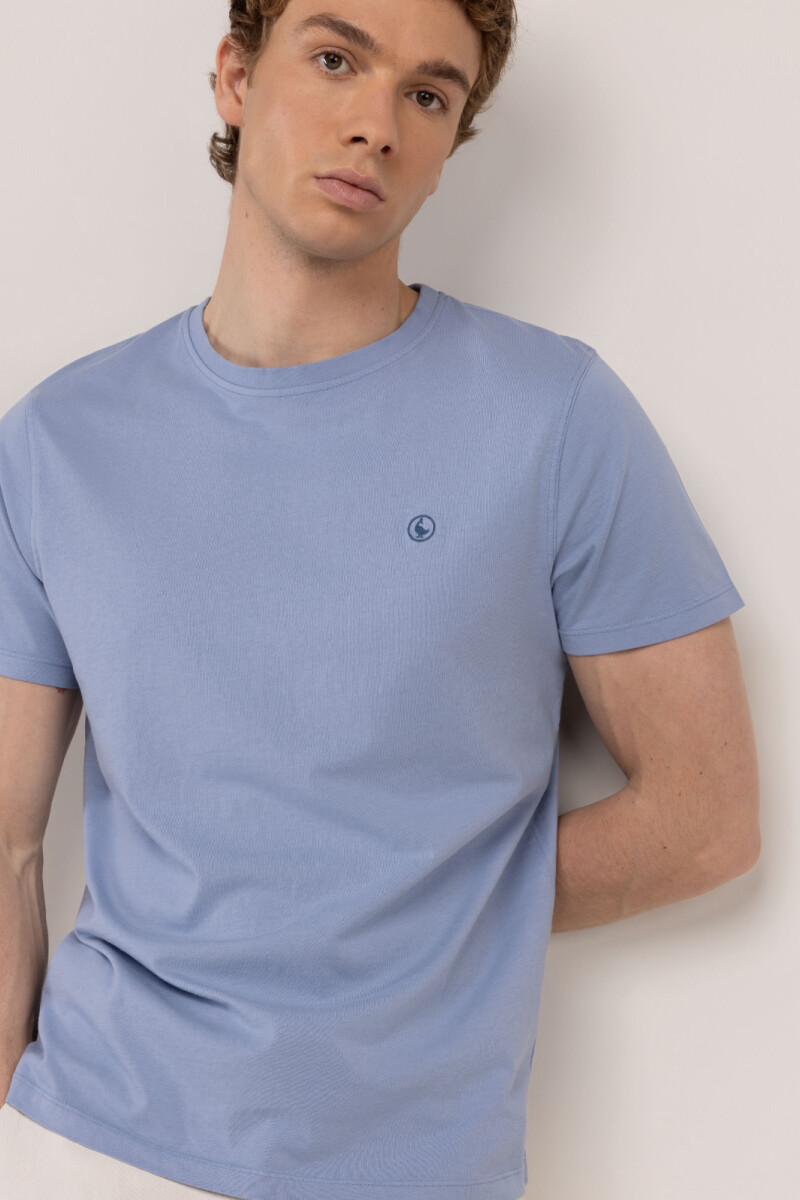 Camiseta Azul Medio