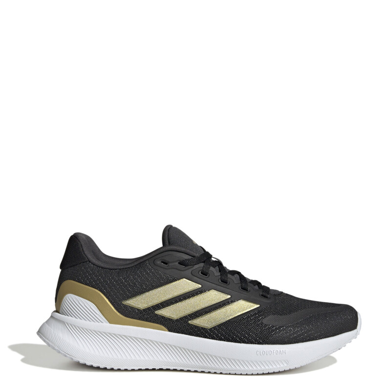 Championes de Mujer Adidas Running Runfalcon 5 Negro - Dorado - Blanco