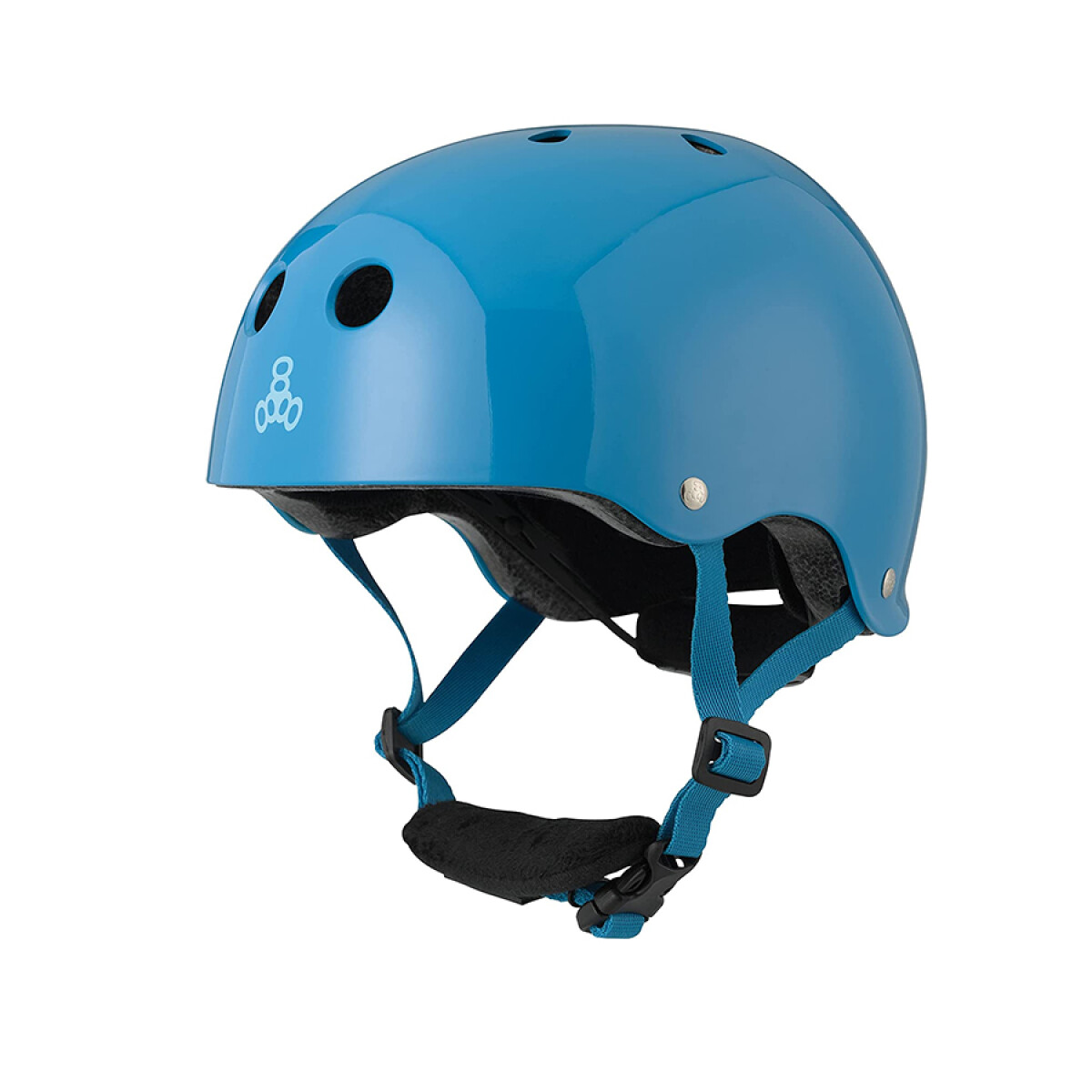 Casco Triple Eight Lil 8 Azul Glossy · Niños 