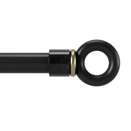 BARROTE CORTINA UMBRA 1016145 ACERO NEGRO 1016145, NEGRO