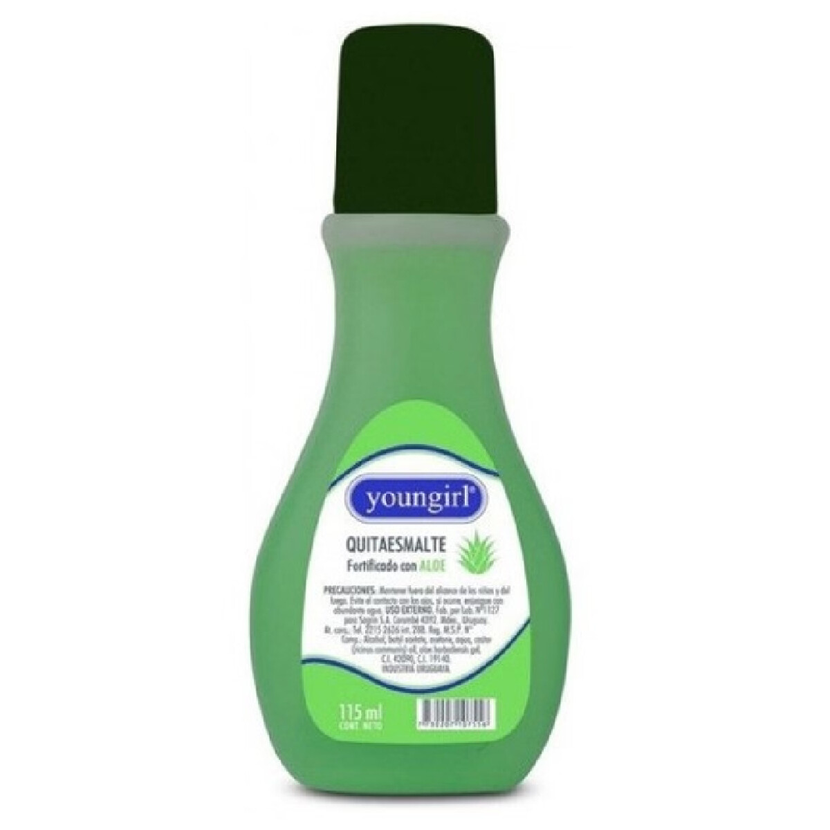 Youngirl Quitaesmalte aloe 115ml. 