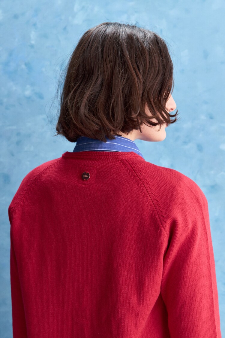 CARDIGAN ORIA Rojo