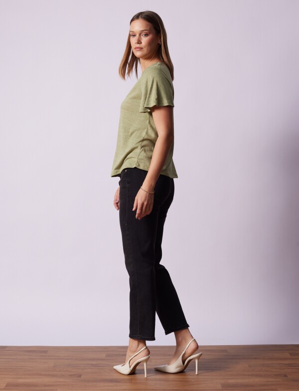 Remera Crochet VERDE