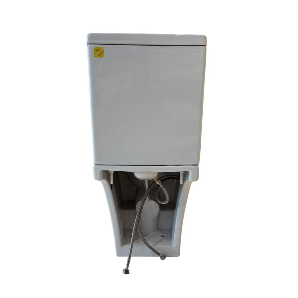 Inodoro largo con mochila y bidet Mirage Blanco Inodoro Largo Con Mochila Y Bidet Mirage Blanco