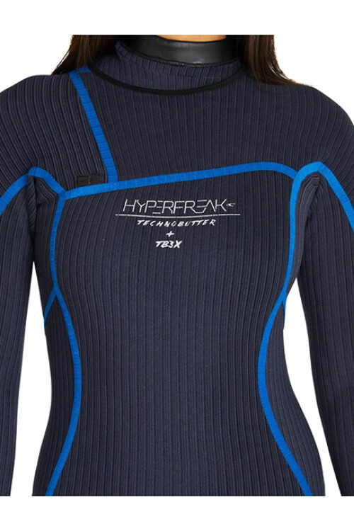 Hyperfreak Dama 4/3+ mm - Chest Zip Full Wetsuit Negro