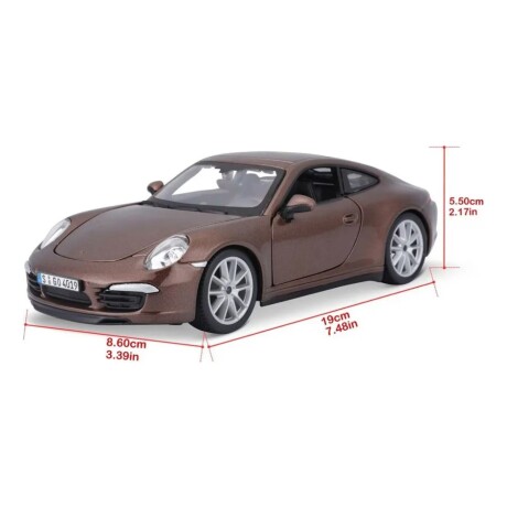 Juguete Bburago Auto Miniatura Coleccionable Escala 1:24 Porsche S 21065