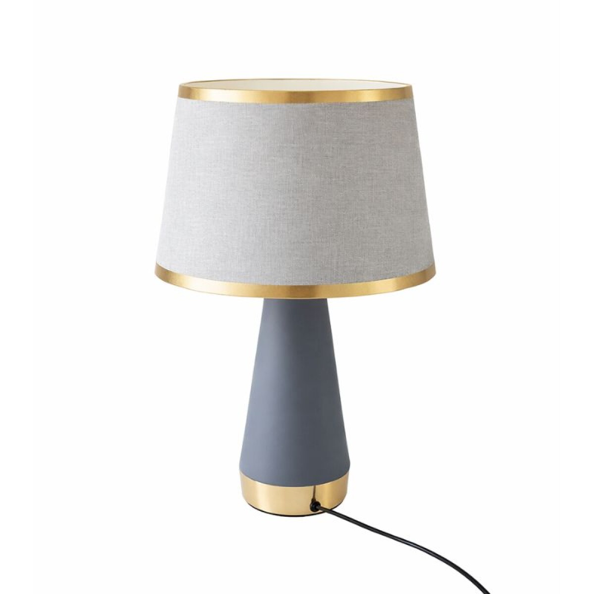 LAMPARA PORTATIL - GRIS/DORADO 