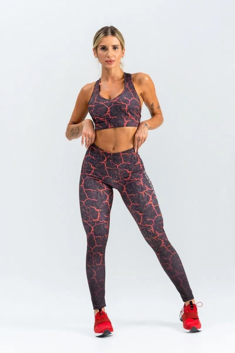 CONJUNTO TOP Y LEGGING ESTAMPADO LBM 