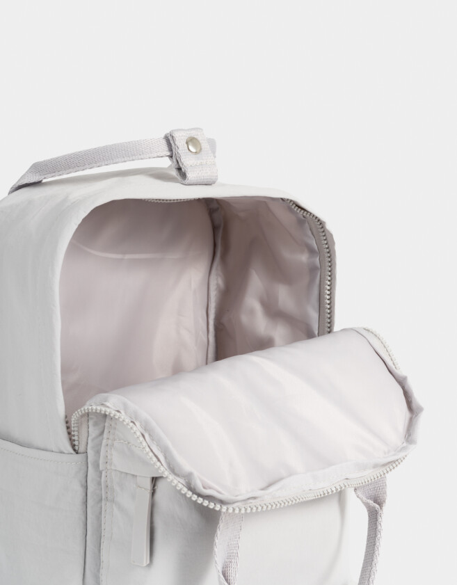 Mochilas Special Price Clasico Mochila Urbana No Bad Vibes Allowed - Gris Claro