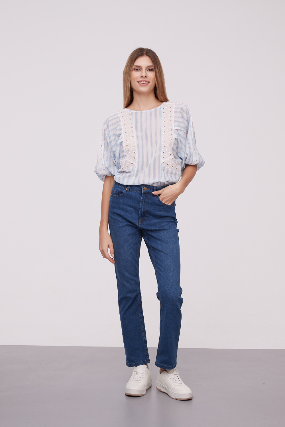 Pantalon Aparis Azul Medio