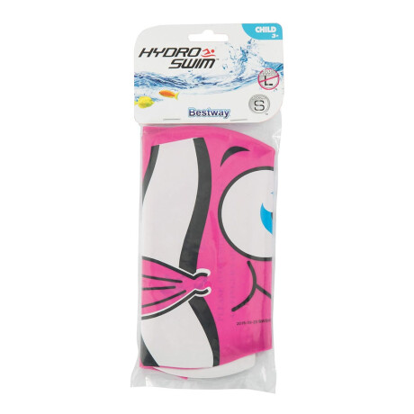 Gorra de Baño Natación Silicona p/Niños Little Buddy Bestway Fucsia