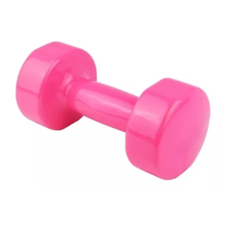 Mancuerna Engomada Antideslizante Revestida 4kg Fucsia