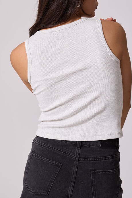 TOP LOREY DIXIE Gris Melange