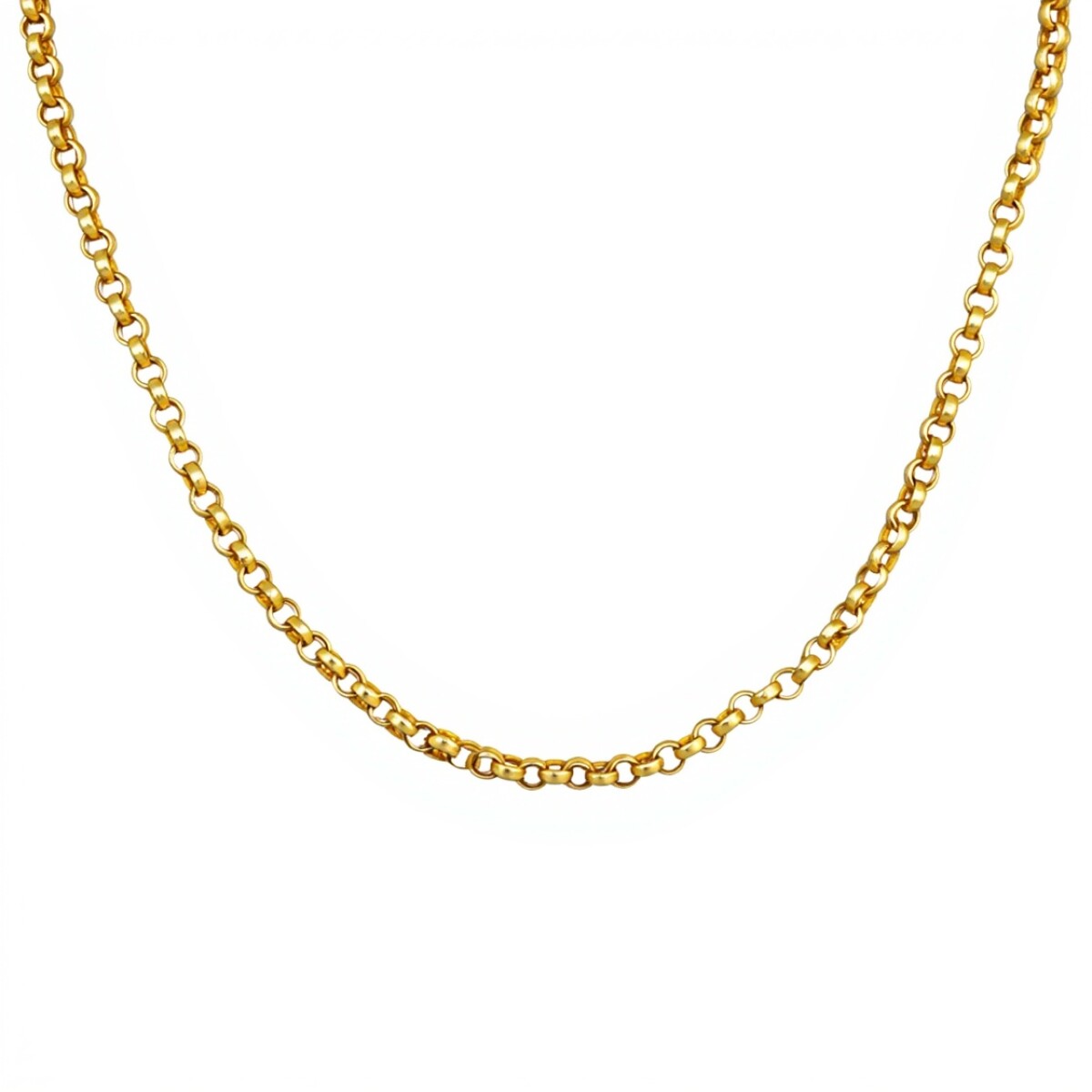 Cadena oro Rolo-Oro bajo -Sin Piedra-CD8030 - sinpiedra 