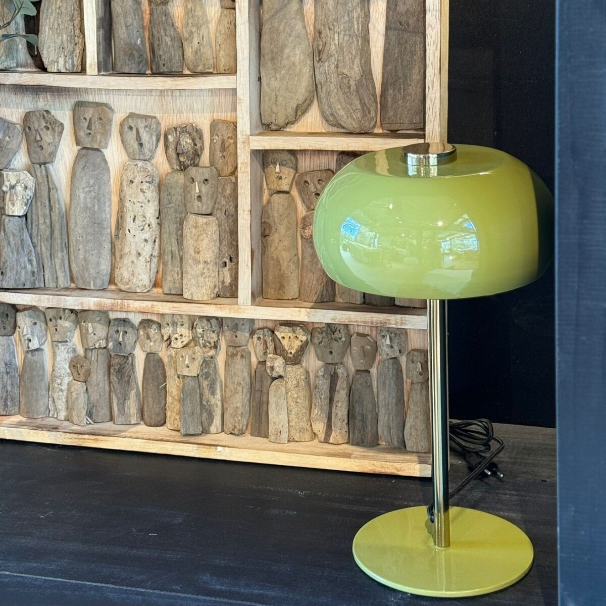 Lámpara de mesa Surin, verde 