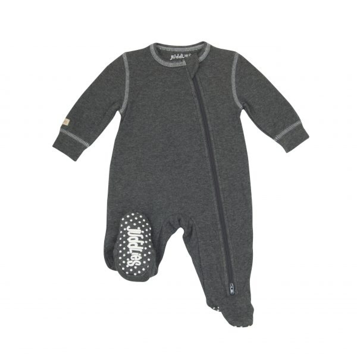 JUDD - Body Algodón Doble Cierre Gris Oscuro 3-6m 