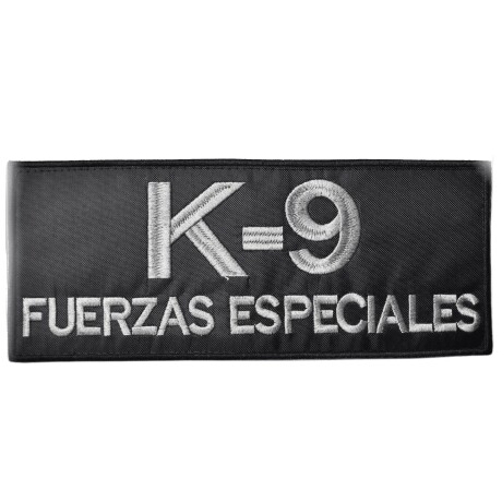 Parche bordado para chaleco K9 Fuerzas Especiales