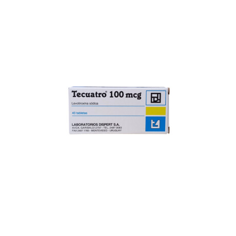 Levotiroxina Sódica Tecuatro 100 mcg 40 comprimidos 001