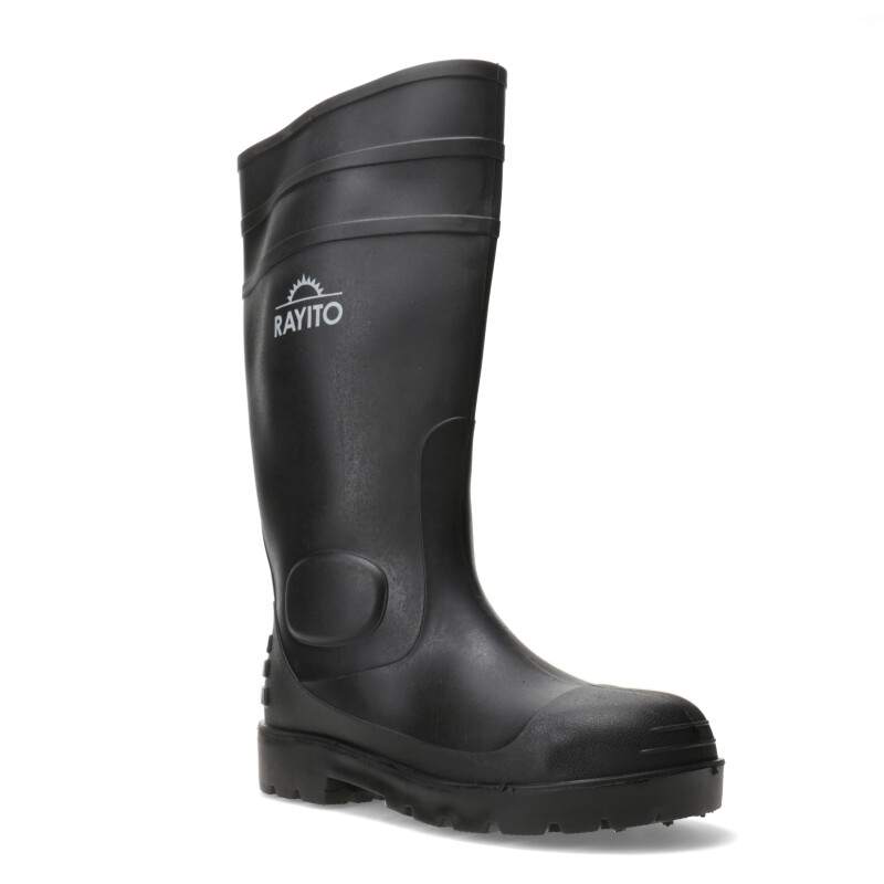 Botas Unisex FUNSA PVC RAYITO c/puntera Negro Negro