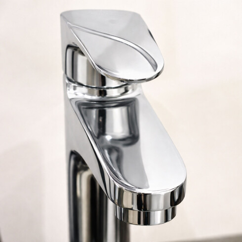 Lavatorio Alto Sin Desague Con Restrictor De Caudal Linea Iguazu CROMO