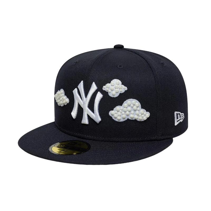 Gorro New Era Mlb Faux Pearl 59Fifty Neyyan - Azul Gorro New Era Mlb Faux Pearl 59Fifty Neyyan - Azul