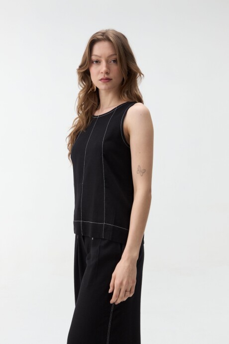 MUSCULOSA RAIZA Negro
