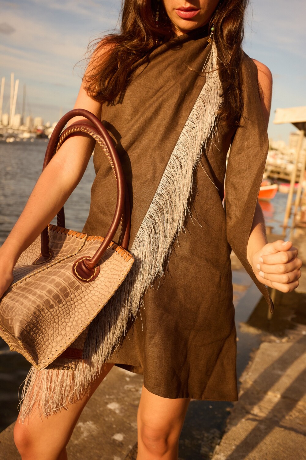 Medium Winter Bag Topo / Chocolate