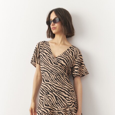 VESTIDO VELSEN Zebra