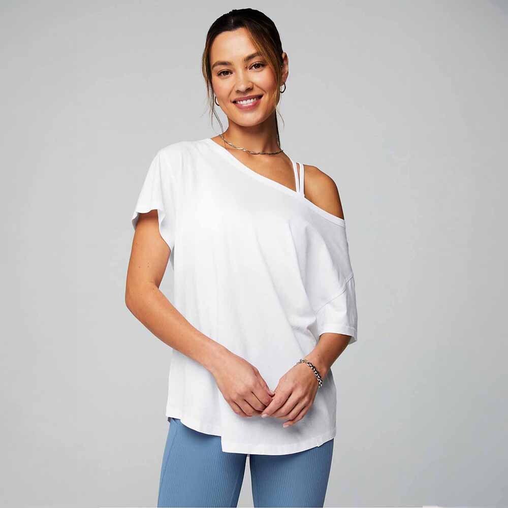 Polo Cotton Oversized Tee Mujer Classic White