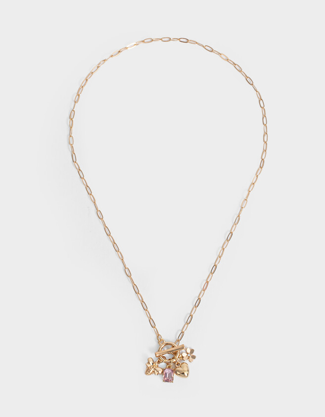 Collares Cortos Multi dijes Collar Corto Multidijes - Dorado