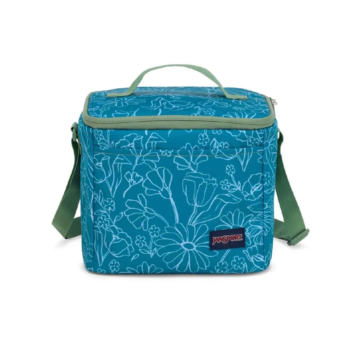 Lonchera Térmica Super Snack - Delightful Daisies Green 