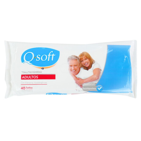 TOALLITAS HUMEDAS Q SOFT 40 UNIDADES ADULTO TOALLITAS HUMEDAS Q SOFT 40 UNIDADES ADULTO