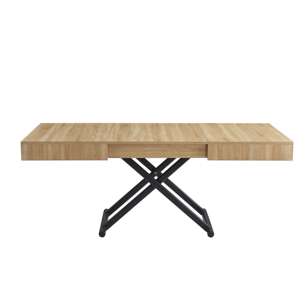 MESA DE COMEDOR MELAMINA NATURAL-BEIGE ELEMENT