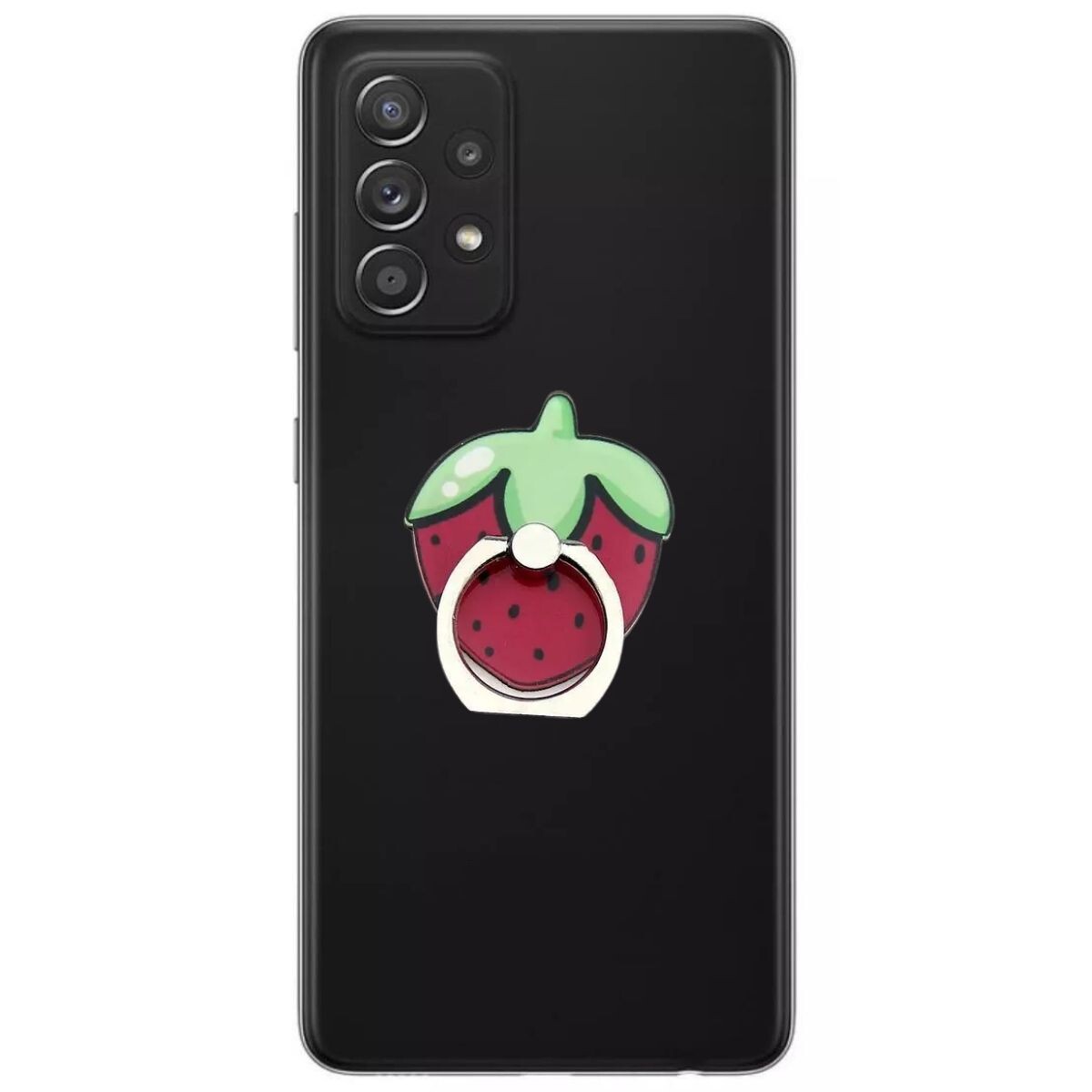 Anillo para celular con diseño Frutilla 