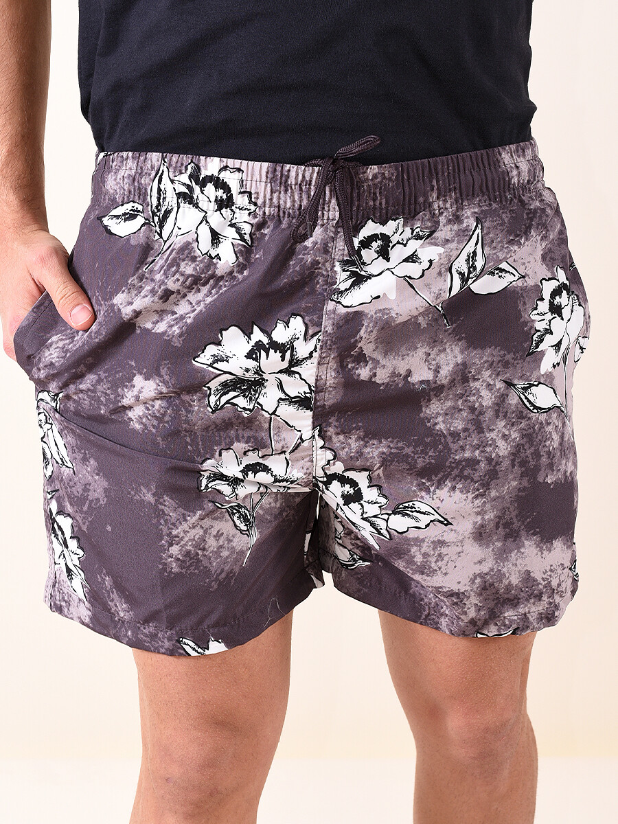 SHORT BOUQUET - GRIS OSCURO 