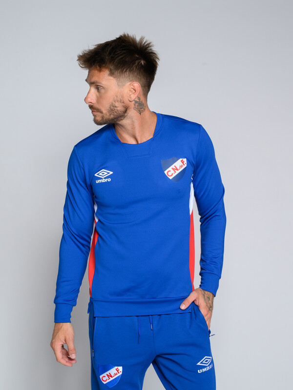 BUZO PREMIER Nacional Hombre Azul Royal, Rojo, Blanco