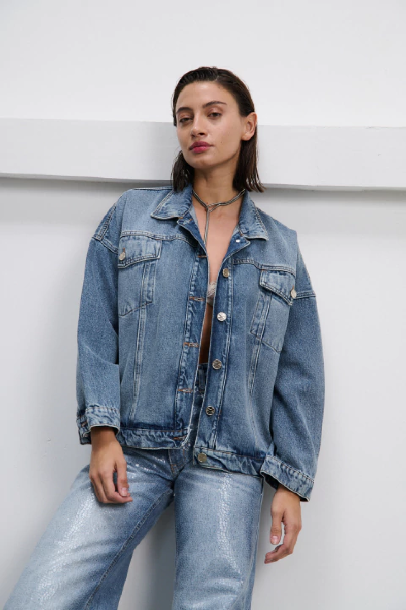 CAMPERA OVER CAIMAN Azul