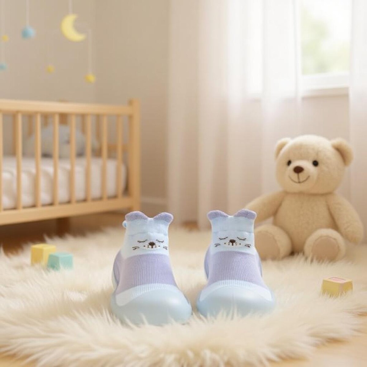 Zapato Wakids oso celeste pastel 
