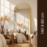 Espejo Medio Punto Entero F-m02 De 140 X 80cm DORADO