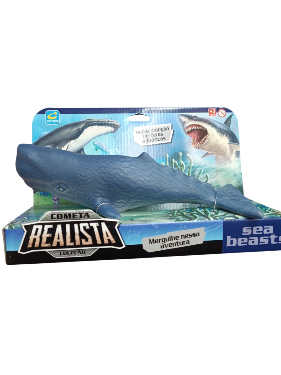 Ballena Cachalote Vinil Cometa 28 cm 