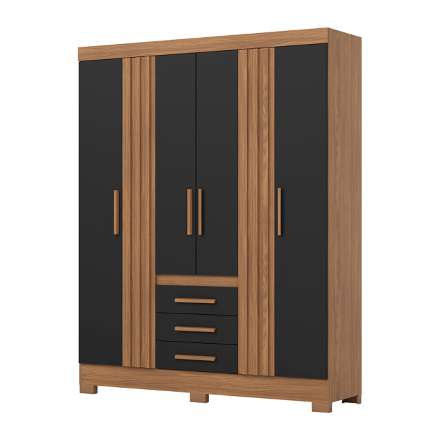 Ropero Armario 6 puertas 3 cajones Ropero Armario 6 puertas 3 cajones