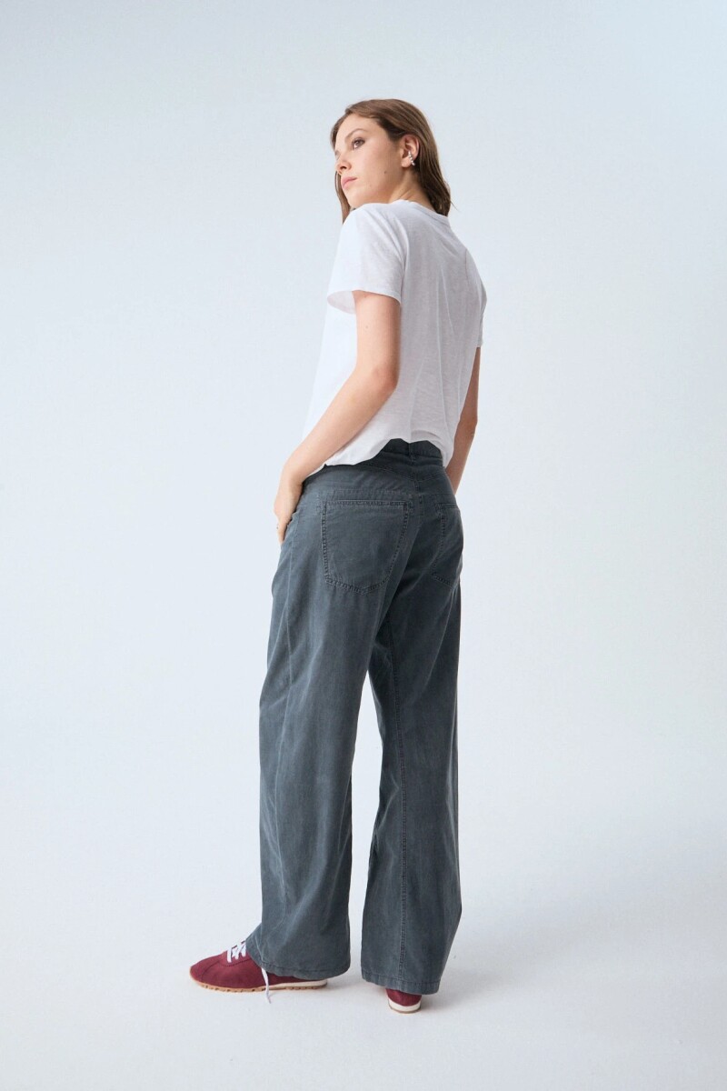 PANTALON BOY WASH Gris