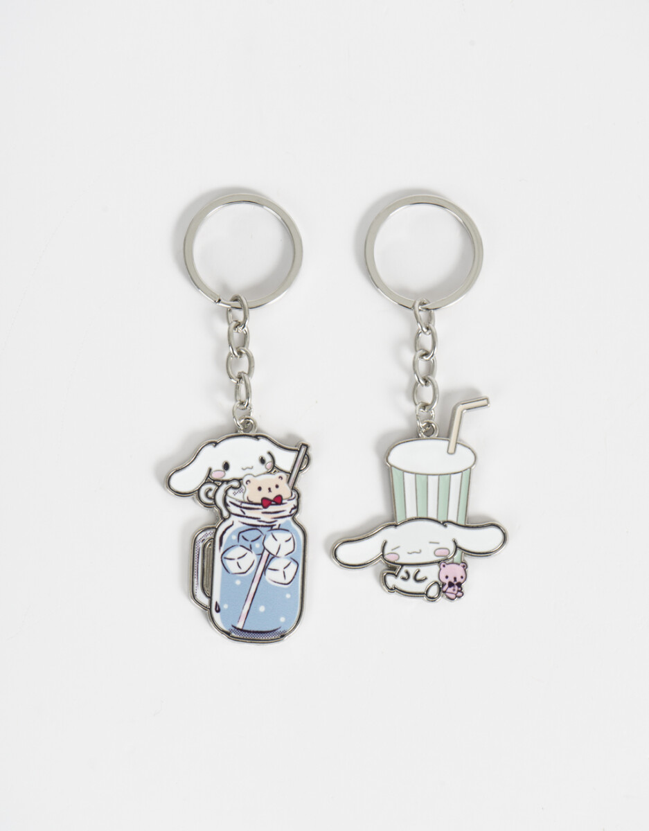 Set De Llaveros "cinnamoroll" 