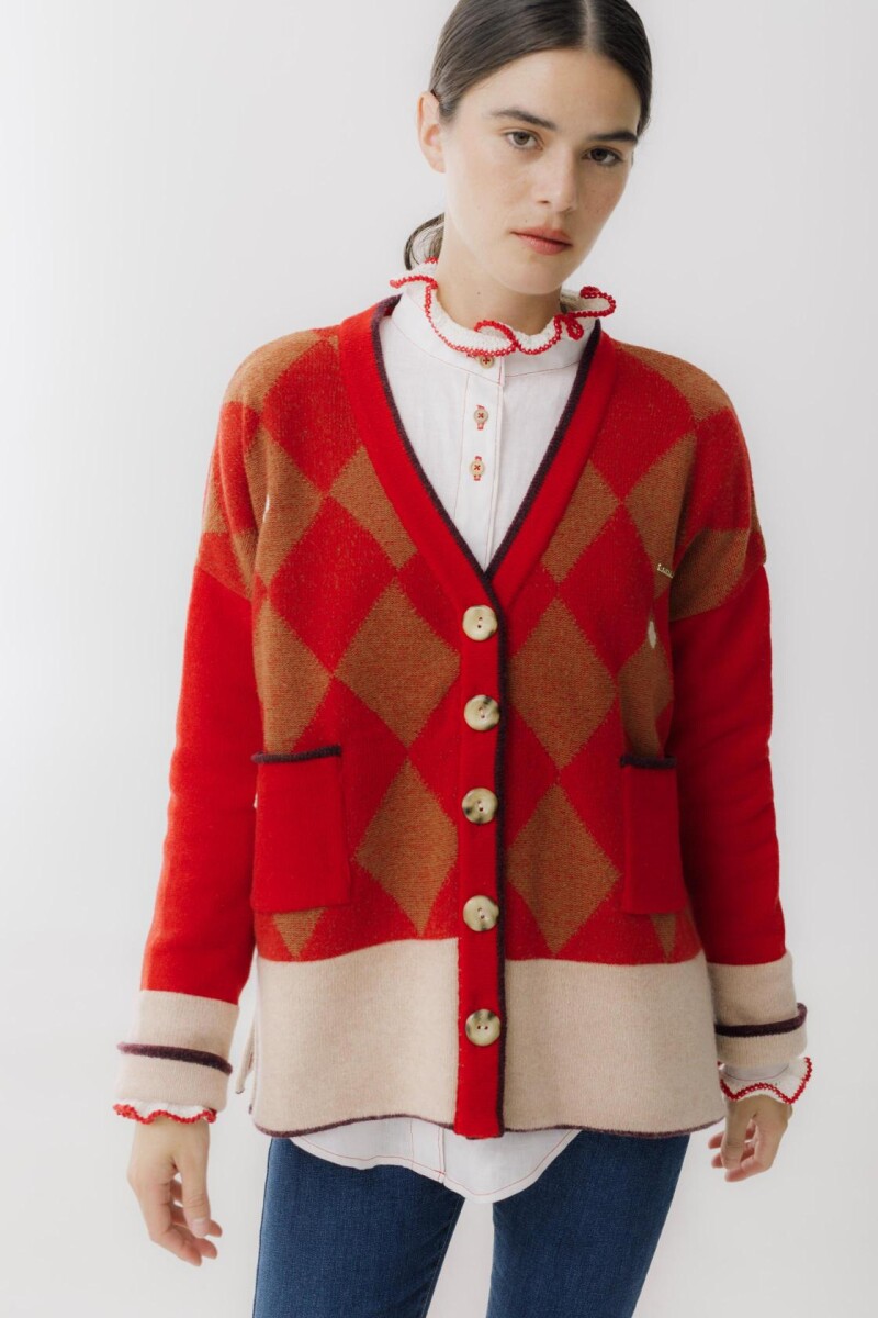PRE VENTA Saco Naipe - Rojo 