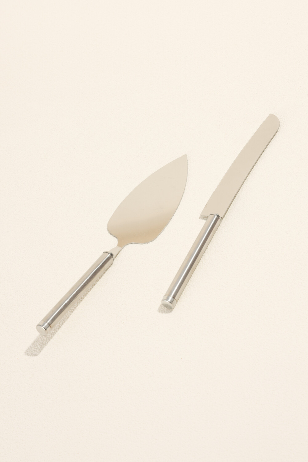 Accesorios Set Cuchillo Torta Plateado Color Unico