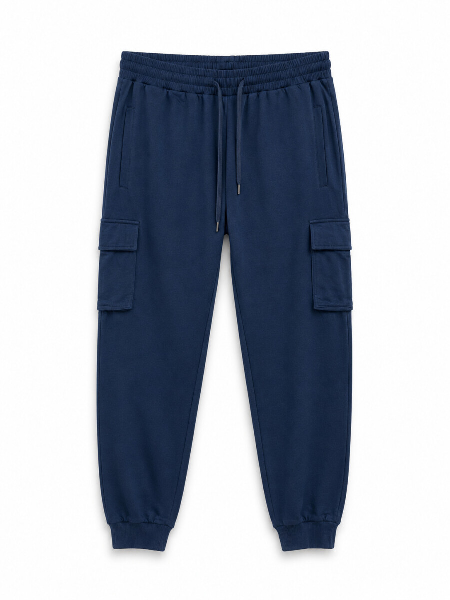 PANTALON NEW DETOR CARGO - AZUL OSCURO 